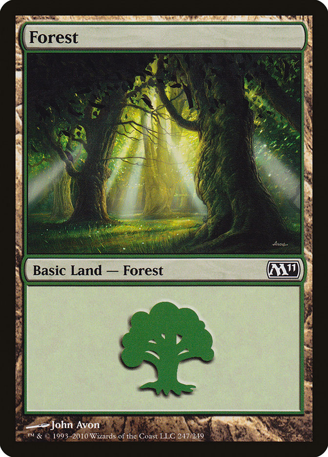 Forest (247) [Magic 2011] | Anubis Games and Hobby