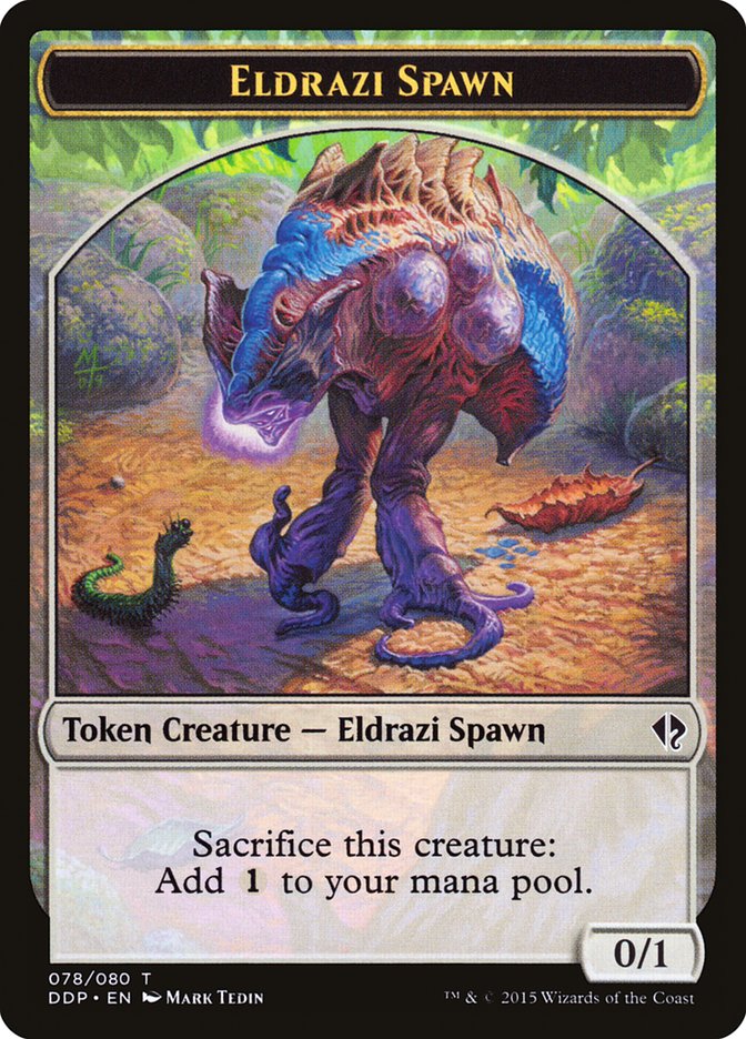 Eldrazi Spawn Token (078/080) [Duel Decks: Zendikar vs. Eldrazi] | Anubis Games and Hobby