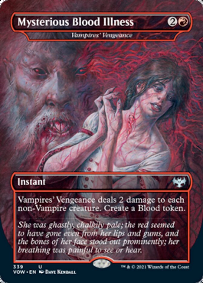 Vampires' Vengeance - Mysterious Blood Illness [Innistrad: Crimson Vow] | Anubis Games and Hobby