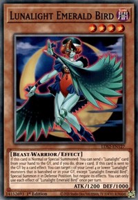 Lunalight Emerald Bird [LDS2-EN127] Common | Anubis Games and Hobby