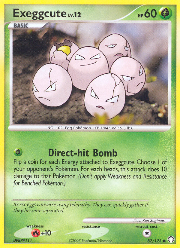 Exeggcute (82/123) [Diamond & Pearl: Mysterious Treasures] | Anubis Games and Hobby