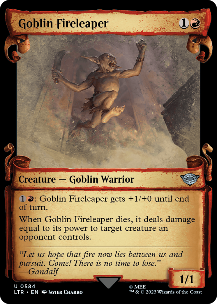 Goblin Fireleaper [The Lord of the Rings: Tales of Middle-Earth Showcase Scrolls] | Anubis Games and Hobby