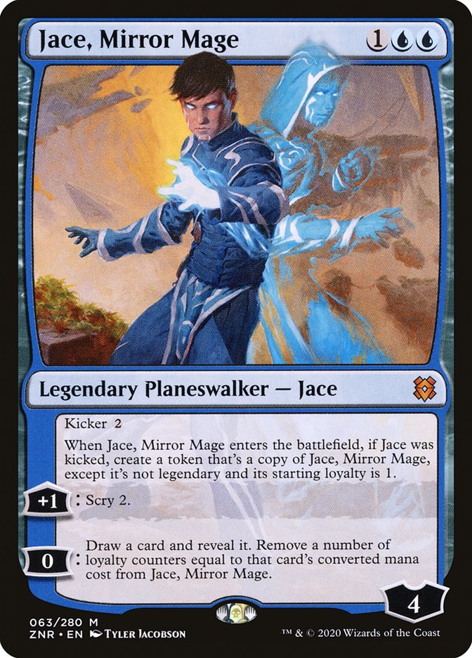 Jace, Mirror Mage [Zendikar Rising] | Anubis Games and Hobby