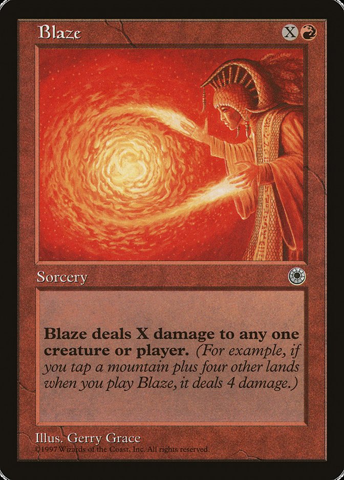 Blaze (No Flavor Text) [Portal] | Anubis Games and Hobby