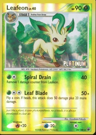 Leafeon (24/100) [Burger King Promos: 2009 Collection] | Anubis Games and Hobby