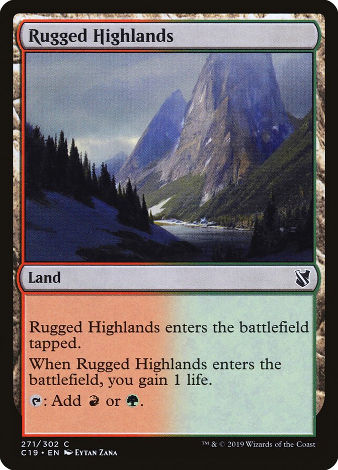 Rugged Highlands [Commander 2019] | Anubis Games and Hobby