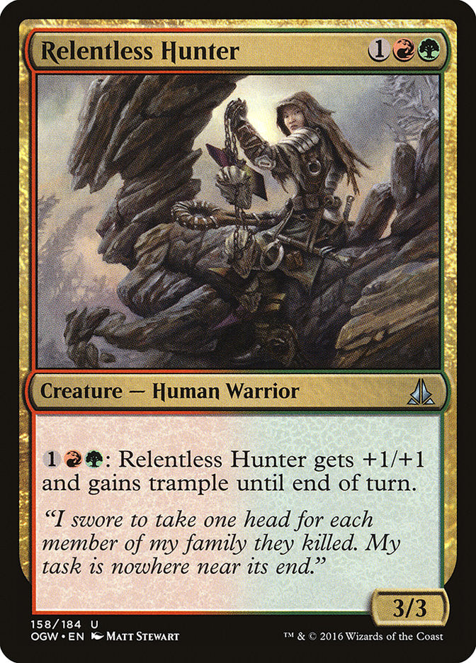 Relentless Hunter [Oath of the Gatewatch] | Anubis Games and Hobby