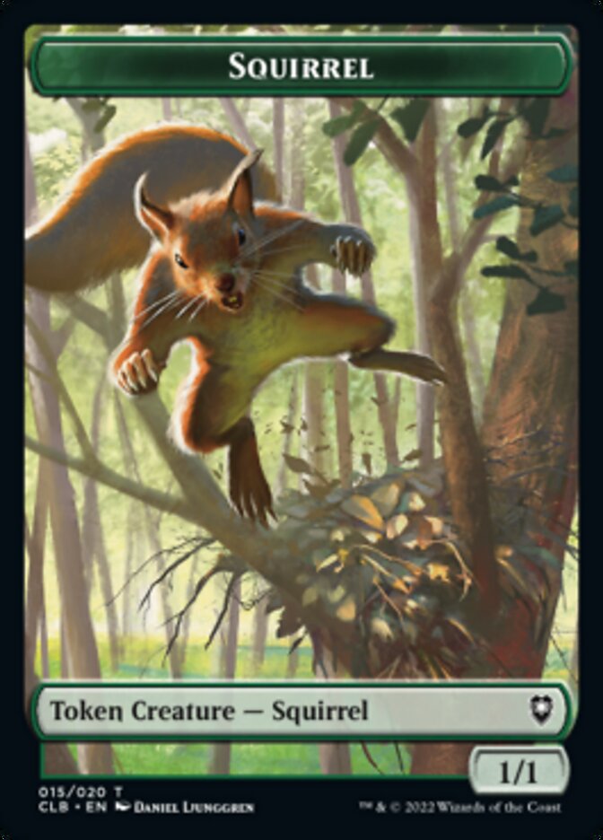 Squirrel Token [Commander Legends: Battle for Baldur's Gate Tokens] | Anubis Games and Hobby