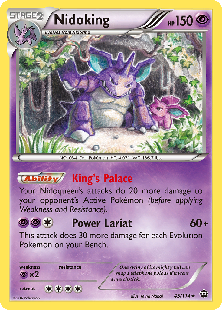 Nidoking (45/114) [XY: Steam Siege] | Anubis Games and Hobby