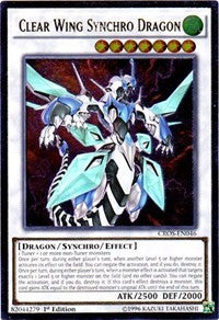 Clear Wing Synchro Dragon (UTR) [Crossed Souls] [CROS-EN046] | Anubis Games and Hobby