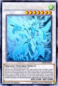 Clear Wing Synchro Dragon (Ghost Rare) [Crossed Souls] [CROS-EN046] | Anubis Games and Hobby
