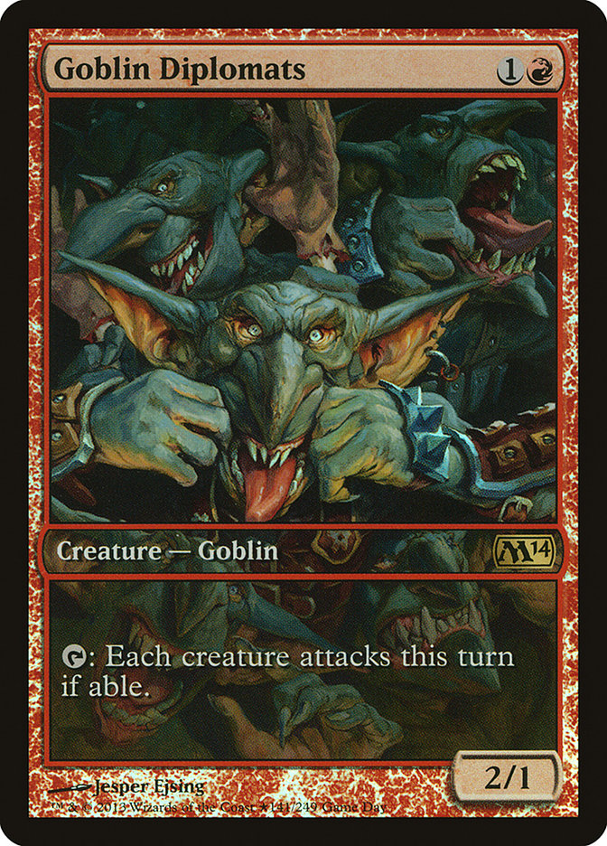 Goblin Diplomats (Game Day) [Magic 2014 Promos] | Anubis Games and Hobby