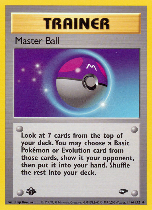 Master Ball (116/132) [Gym Challenge 1st Edition] | Anubis Games and Hobby