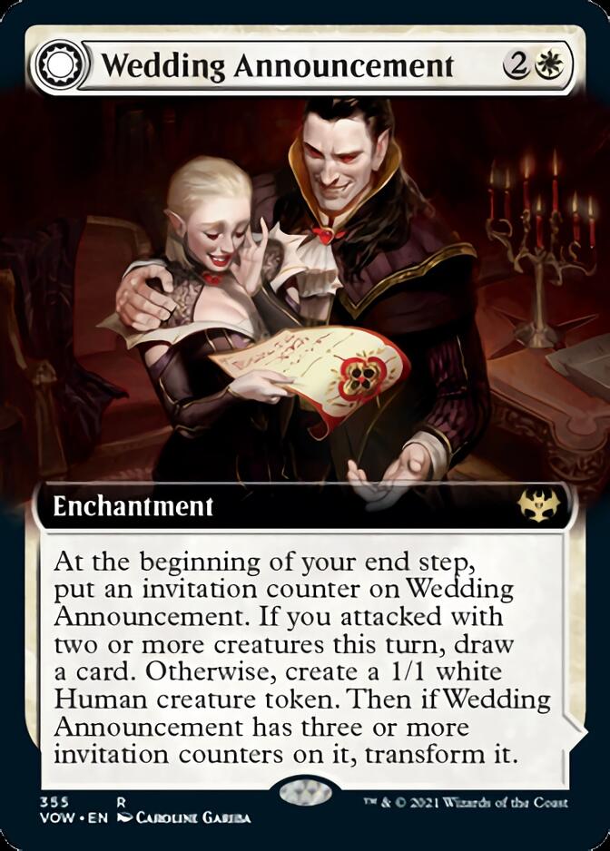 Wedding Announcement // Wedding Festivity (Extended Art) [Innistrad: Crimson Vow] | Anubis Games and Hobby