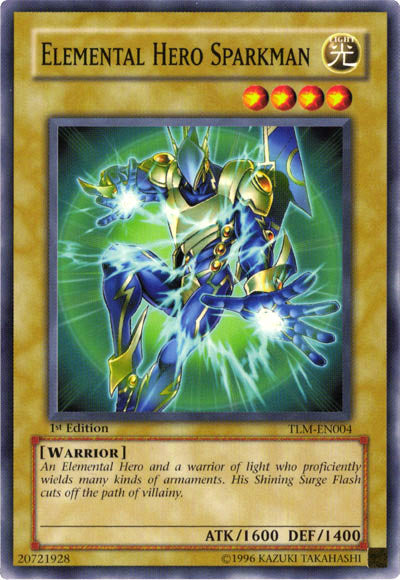 Elemental Hero Sparkman [TLM-EN004] Common | Anubis Games and Hobby