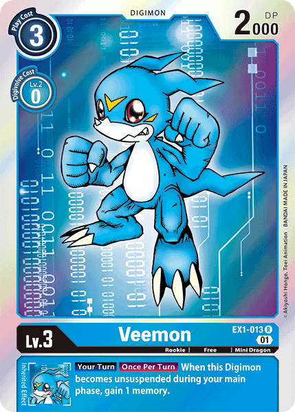 Veemon [EX1-013] [Classic Collection] | Anubis Games and Hobby