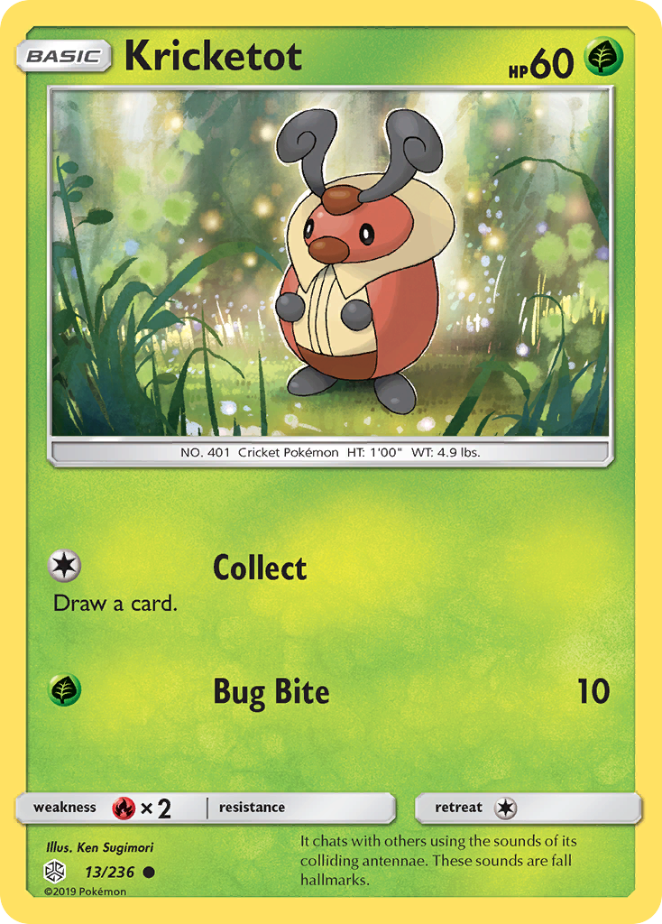 Kricketot (13/236) [Sun & Moon: Cosmic Eclipse] | Anubis Games and Hobby