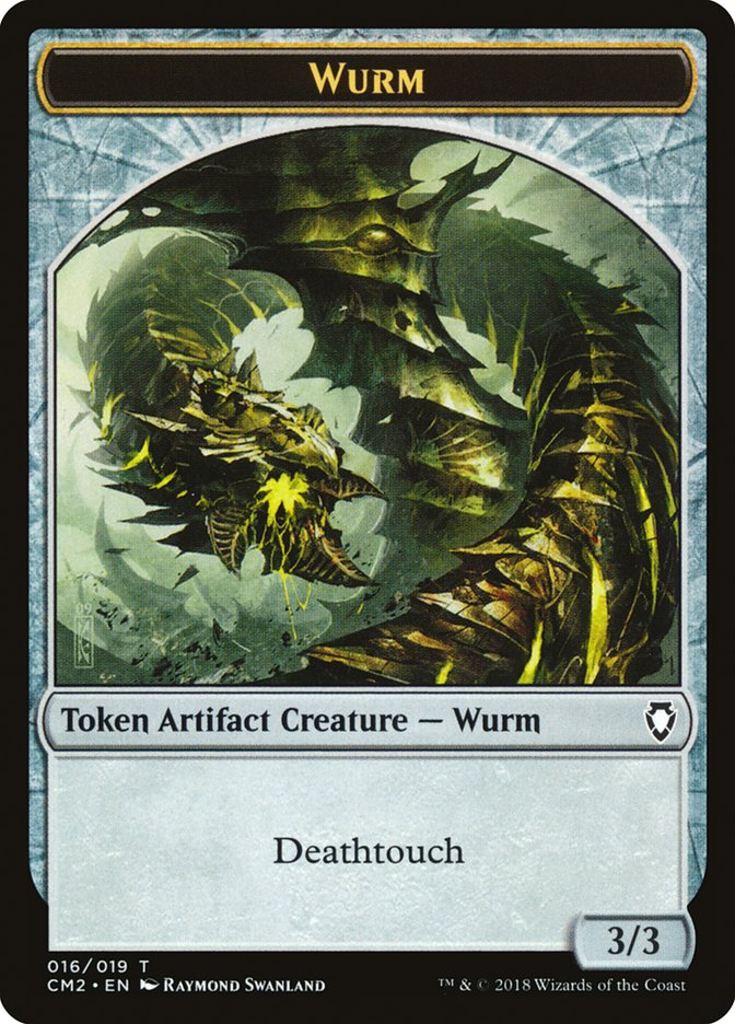 Wurm Token (016/019) [Commander Anthology Volume II Tokens] | Anubis Games and Hobby