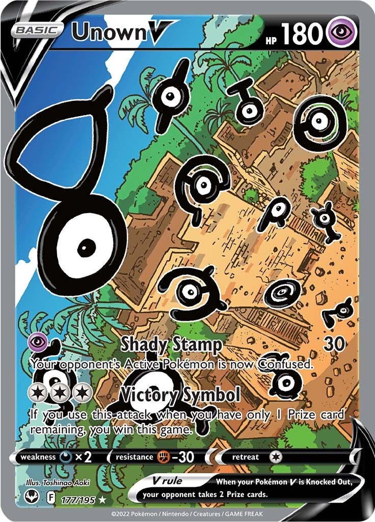 Unown V (177/195) [Sword & Shield: Silver Tempest] | Anubis Games and Hobby