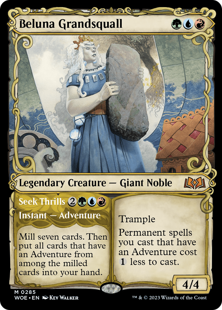 Beluna Grandsquall // Seek Thrills (Showcase) [Wilds of Eldraine] | Anubis Games and Hobby