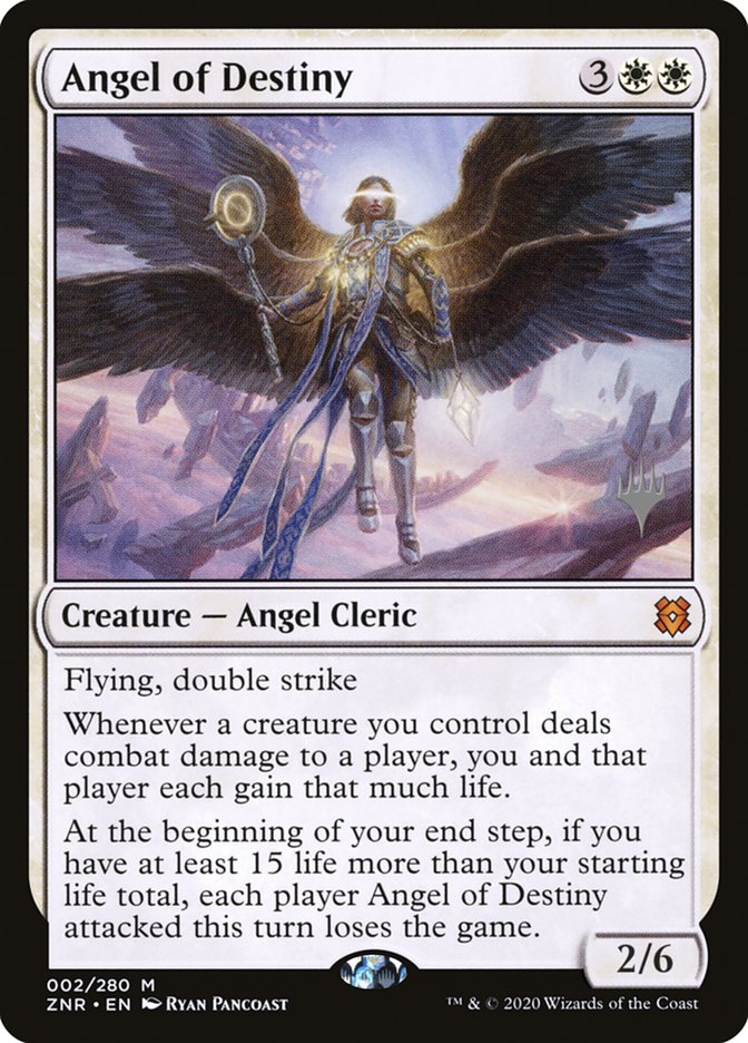 Angel of Destiny (Promo Pack) [Zendikar Rising Promos] | Anubis Games and Hobby