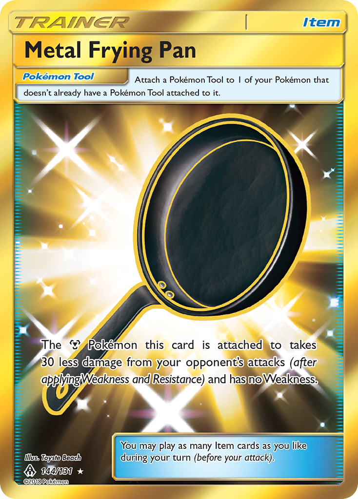 Metal Frying Pan (144/131) [Sun & Moon: Forbidden Light] | Anubis Games and Hobby