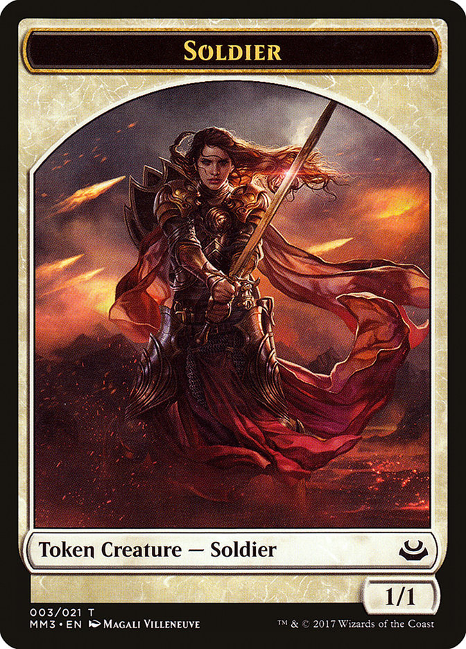 Soldier Token (003/021) [Modern Masters 2017 Tokens] | Anubis Games and Hobby