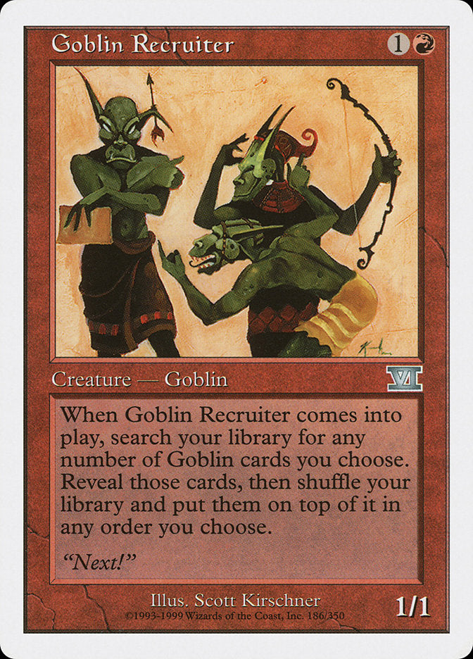 Goblin Recruiter [Classic Sixth Edition] | Anubis Games and Hobby