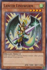 Lancer Lindwurm [Starter Deck: Dark Legion] [YS15-ENL07] | Anubis Games and Hobby