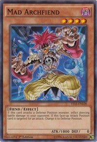 Mad Archfiend [Starter Deck: Dark Legion] [YS15-ENL08] | Anubis Games and Hobby