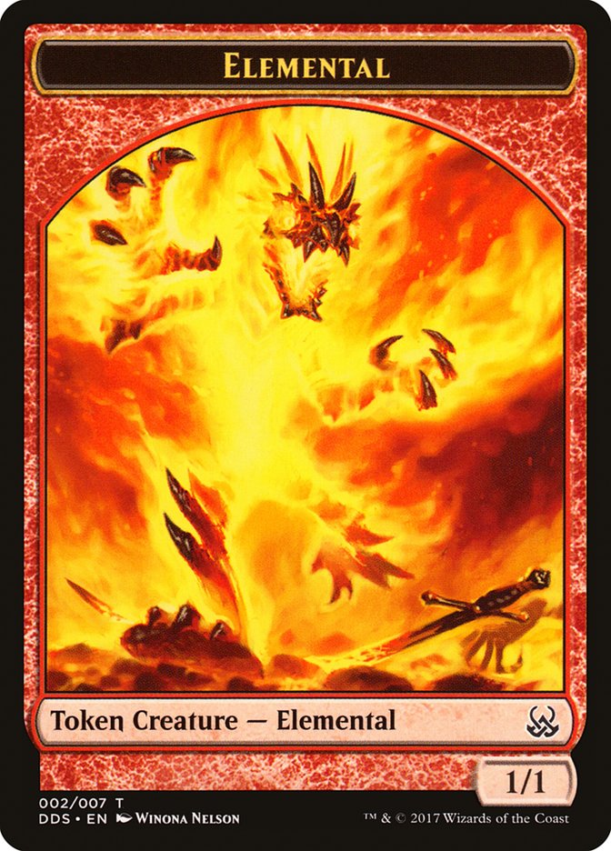 Elemental Token [Duel Decks: Mind vs. Might Tokens] | Anubis Games and Hobby