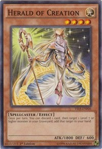 Herald of Creation [Starter Deck: Saber Force] [YS15-ENF06] | Anubis Games and Hobby