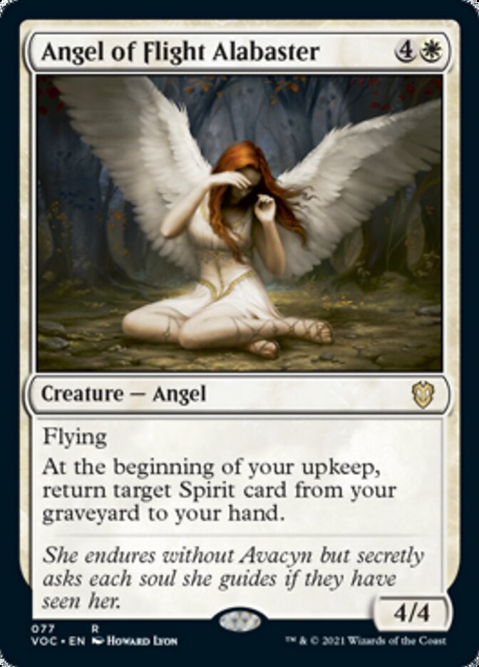 Angel of Flight Alabaster [Innistrad: Crimson Vow Commander] | Anubis Games and Hobby