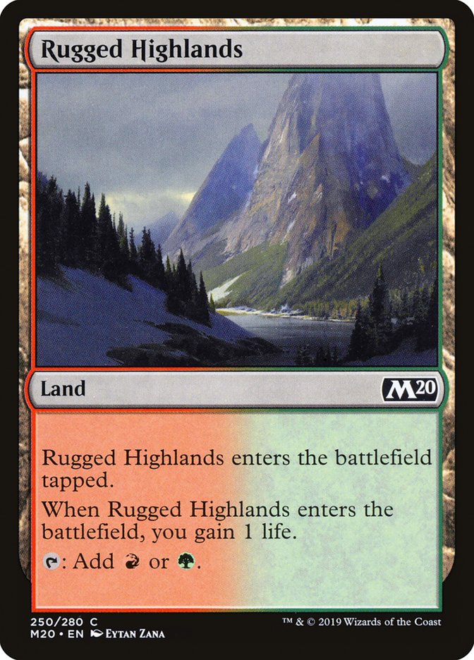 Rugged Highlands [Core Set 2020] | Anubis Games and Hobby