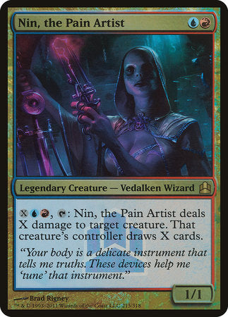 Nin, the Pain Artist (Commander Launch Promo) [Commander 2011 Launch Party] | Anubis Games and Hobby