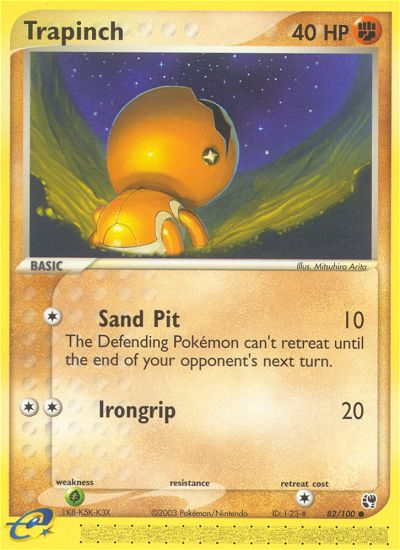 Trapinch (82/100) [EX: Sandstorm] | Anubis Games and Hobby