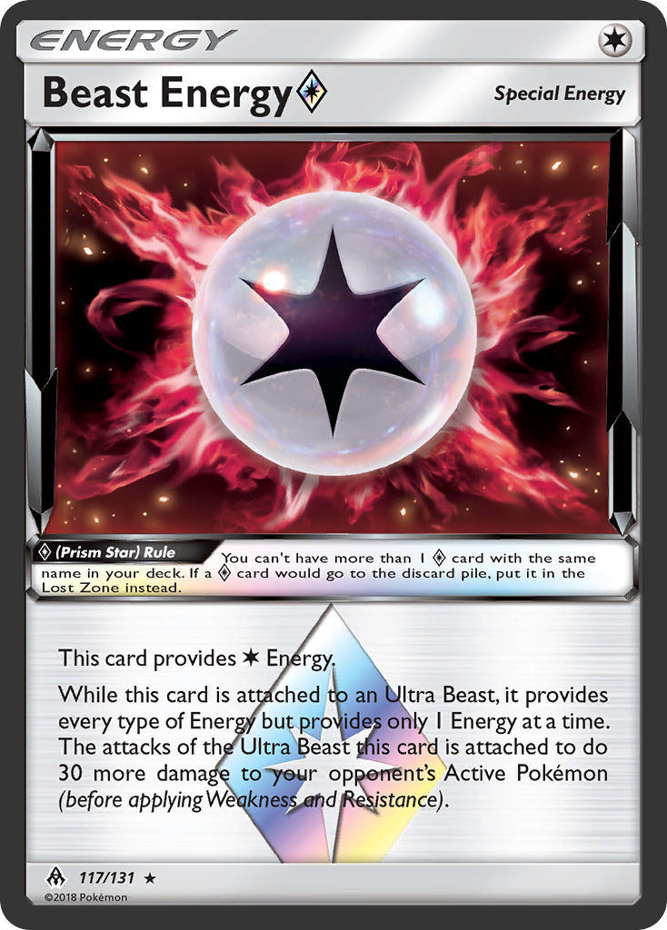 Beast Energy (117/131) (Prism Star) [Sun & Moon: Forbidden Light] | Anubis Games and Hobby