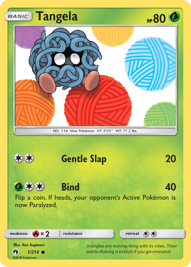 Tangela (1/214) [Sun & Moon: Lost Thunder] | Anubis Games and Hobby