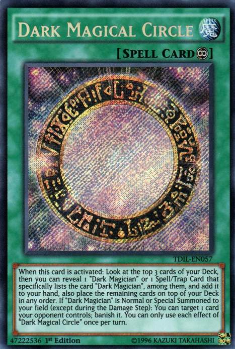 Dark Magical Circle [TDIL-EN057] Secret Rare | Anubis Games and Hobby