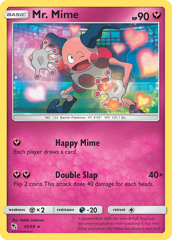 Mr. Mime (43/68) [Sun & Moon: Hidden Fates] | Anubis Games and Hobby