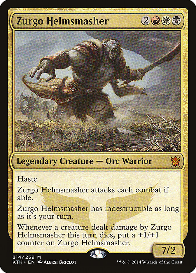 Zurgo Helmsmasher [Khans of Tarkir] | Anubis Games and Hobby