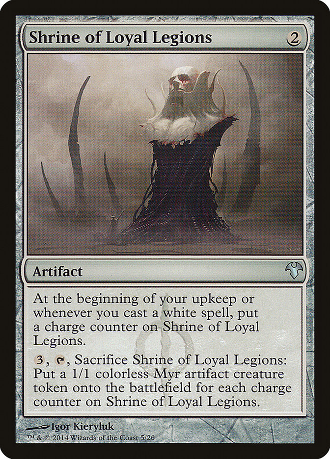 Shrine of Loyal Legions [Modern Event Deck 2014] | Anubis Games and Hobby