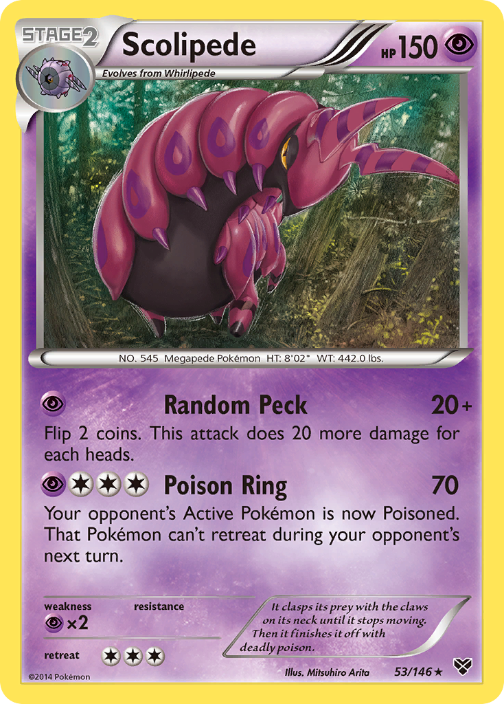 Scolipede (53/146) [XY: Base Set] | Anubis Games and Hobby