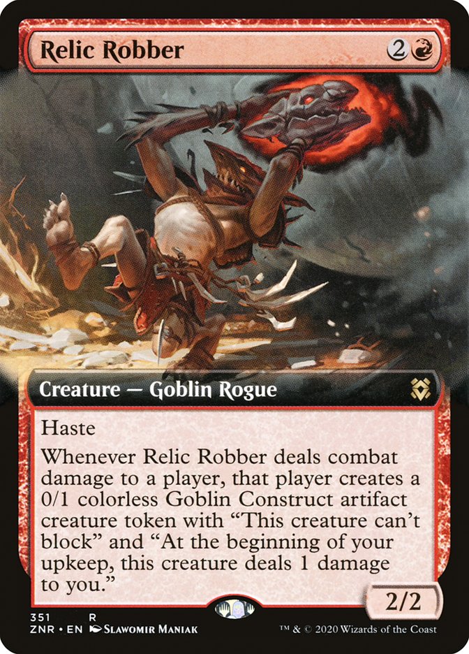 Relic Robber (Extended Art) [Zendikar Rising] | Anubis Games and Hobby