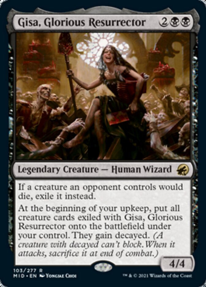 Gisa, Glorious Resurrector [Innistrad: Midnight Hunt] | Anubis Games and Hobby