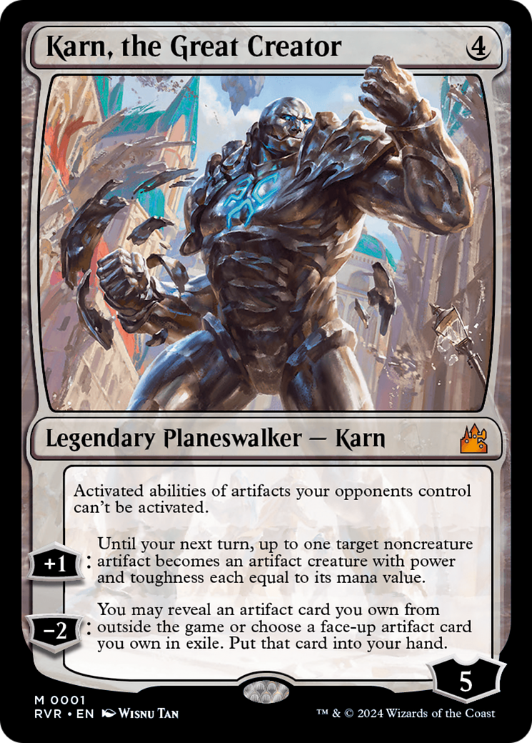 Karn, the Great Creator [Ravnica Remastered] | Anubis Games and Hobby
