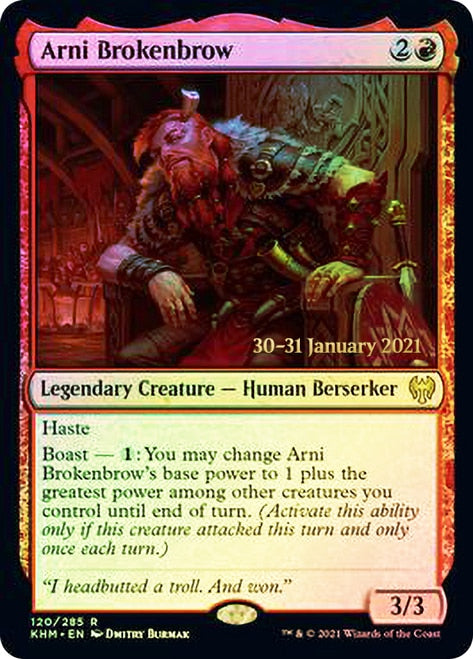 Arni Brokenbrow [Kaldheim Prerelease Promos] | Anubis Games and Hobby