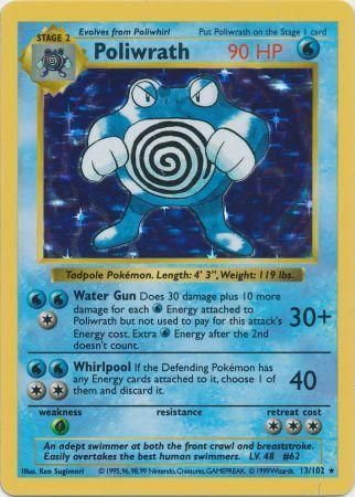 Poliwrath (13/102) [Base Set Shadowless Unlimited] | Anubis Games and Hobby