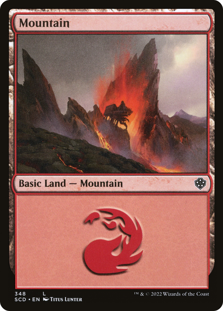 Mountain (348) [Starter Commander Decks] | Anubis Games and Hobby