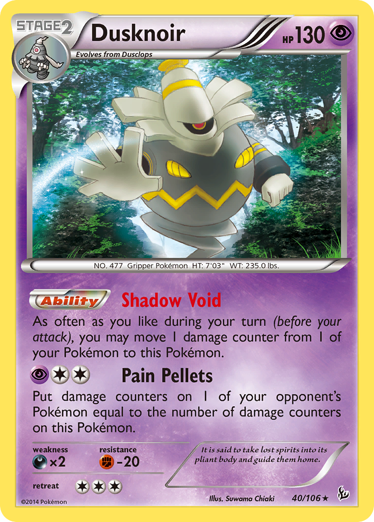Dusknoir (40/106) [XY: Flashfire] | Anubis Games and Hobby